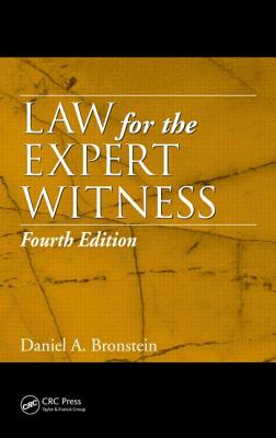 Cover of Law for the Expert Witness