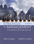 Cover of Strategic Management: A Competitive Advantage Approach, Concepts