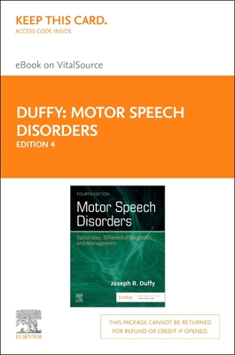 Cover of Motor Speech Disorders Elsevier eBook on Vitalsource (Retail Access Card): Motor Speech Disorders Elsevier eBook on Vitalsource (Retail Access Card)