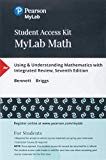 Cover of Mylab Math with Pearson Etext Access Code (24 Months) for Using & Understanding Mathematics: A Quantitative Reasoning Approach with Integrated Review