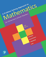 Cover of A Problem Solving Approach to Mathematics for Elementary School Teachers