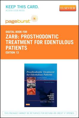 Cover of Prosthodontic Treatment for Edentulous Patients - Elsevier eBook on Vitalsource (Retail Access Card): Prosthodontic Treatment for Edentulous Patients