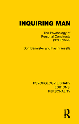 Cover of Inquiring Man: The Psychology of Personal Constructs (3rd Edition)