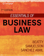 Cover of Essentials of Business Law
