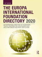 Cover of The Europa International Foundation Directory 2020