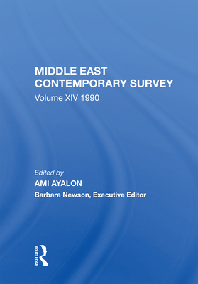 Cover of Middle East Contemporary Survey, Volume Xiv: 1990