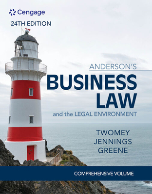 Cover of Bundle: Anderson's Business Law & the Legal Environment - Comprehensive Edition, Loose-Leaf Version, 24th + Mindtap, 1 Term Printed Access Card