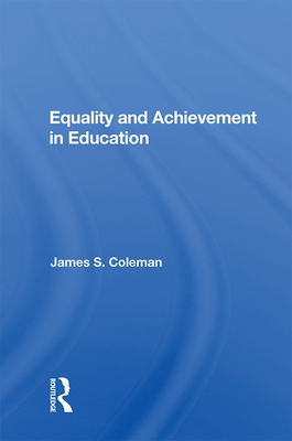 Cover of Equality and Achievement in Education