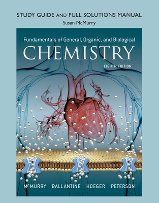 Cover of Student Study Guide and Solutions Manual for Fundamentals of General, Organic, and Biological Chemistry