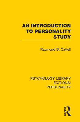 Cover of An Introduction to Personality Study