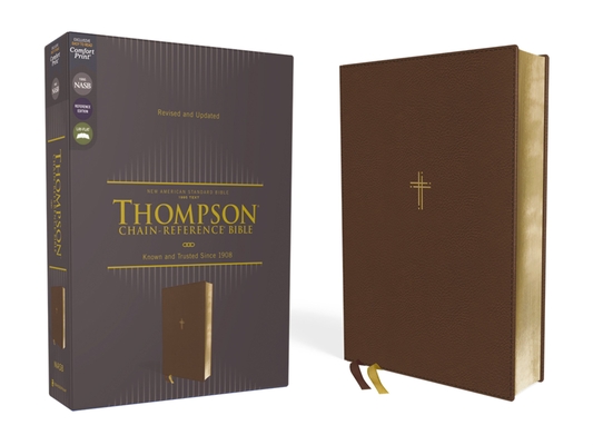 Cover of Nasb, Thompson Chain-Reference Bible, Leathersoft, Brown, 1995 Text, Red Letter, Comfort Print