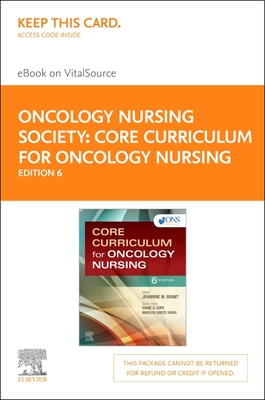 Cover of Core Curriculum for Oncology Nursing Elsevier eBook on Vitalsource (Retail Access Card)