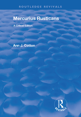 Cover of Mercurius Rusticans: A Critical Edition