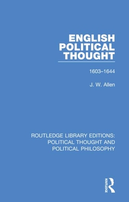 Cover of English Political Thought: 1603-1644