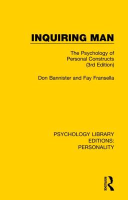 Cover of Inquiring Man: The Psychology of Personal Constructs (3rd Edition)