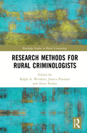 Cover of Research Methods for Rural Criminologists