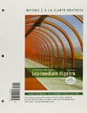 Cover of Intermediate Algebra, Books a la Carte Edition, Plus Mylab Math -- Access Card Package
