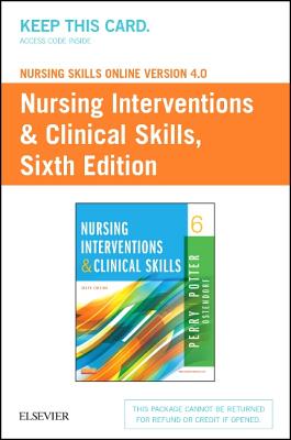 Cover of Nursing Skills Online Version 4.0 for Nursing Interventions & Clinical Skills (Access Code)