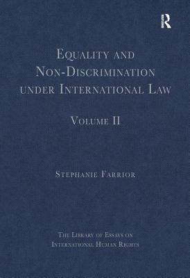 Cover of Equality and Non-Discrimination Under International Law: Volume II