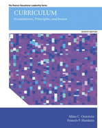 Cover of Curriculum: Foundations, Principles, and Issues