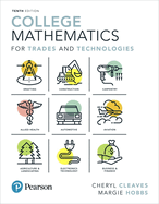 Cover of College Mathematics for Trades and Technologies