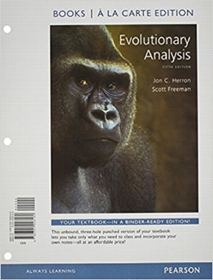 Cover of Evolutionary Analysis