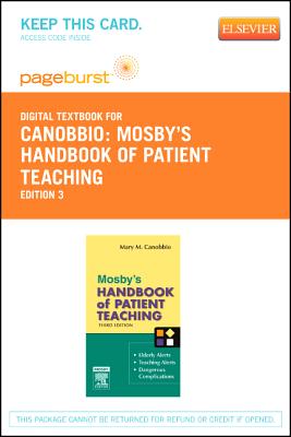 Cover of Mosby's Handbook of Patient Teaching - Elsevier eBook on Vitalsource (Retail Access Card)