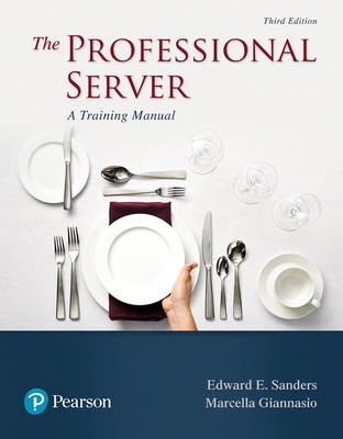 Cover of The Professional Server: A Training Manual