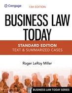 Cover of Business Law Today - Standard Edition: Text & Summarized Cases