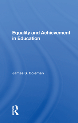 Cover of Equality and Achievement in Education