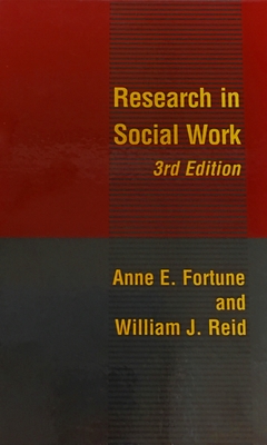 Cover of Research in Social Work