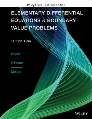 Cover of Elementary Differential Equations and Boundary Value Problems