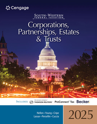 Cover of South-Western Federal Taxation 2025: Corporations, Partnerships, Estates and Trusts