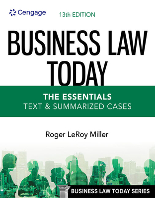 Cover of Business Law Today - The Essentials: Text & Summarized Cases