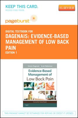 Cover of Evidence-Based Management of Low Back Pain - Elsevier eBook on Vitalsource (Retail Access Card)