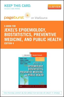 Cover of Jekel's Epidemiology, Biostatistics, Preventive Medicine, and Public Health - Elsevier eBook on Vitalsource (Retail Access Card)