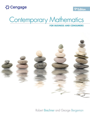 Cover of Bundle: Contemporary Mathematics for Business & Consumers, Loose-Leaf Version + Webassign Printed Access Card for Brechner/Bergeman's Contemporary Ma