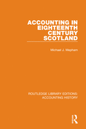 Cover of Accounting in Eighteenth Century Scotland