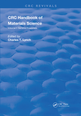 Cover of Handbook of Materials Science: Volume 1 General Properties