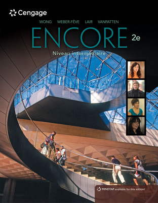 Cover of Bundle: Encore Intermediate French, Student Edition: Niveau Intermediaire, Loose-Leaf Version, 2nd + Mindtap, 4 Terms Printed Access Card