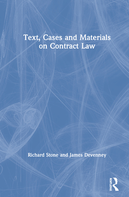 Cover of Text, Cases and Materials on Contract Law