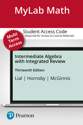 Cover of Mylab Math with Pearson Etext Access Code (24 Months) for Intermediate Algebra