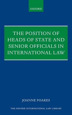 Cover of Position of Heads of State and Senior Officials in International Law