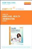 Cover of Health Information - Elsevier eBook on Vitalsource (Retail Access Card): Management of a Strategic Resource