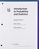 Cover of Bundle: Introduction to Probability and Statistics, Loose-Leaf Version, 15th + Webassign, Printed Access Card, Single-Term