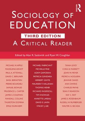 Cover of Sociology of Education: A Critical Reader