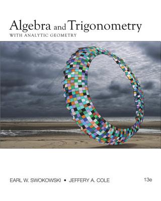 Cover of Algebra and Trigonometry with Analytic Geometry