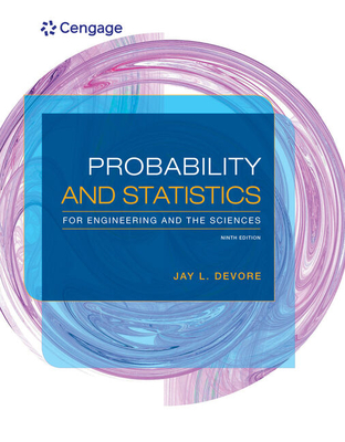 Cover of Student Solutions Manual for Devore's Probability and Statistics for Engineering and the Sciences, 9th