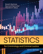 Cover of Statistics for Criminology and Criminal Justice