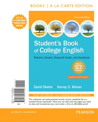 Cover of Student's Book of College English, MLA Update Edition